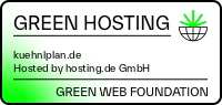 Green Hosting Label für Hosting,de bei kuehnlplan